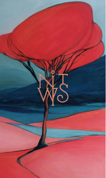 "Rote Träume: Eine Reise in Farbe und Form" – Hochwertiger A2 Kunstdruck