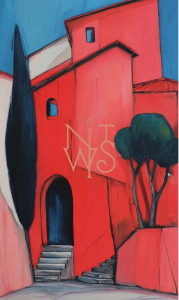 "Rote Träume: Eine Reise in Farbe und Form" – Hochwertiger A2 Kunstdruck