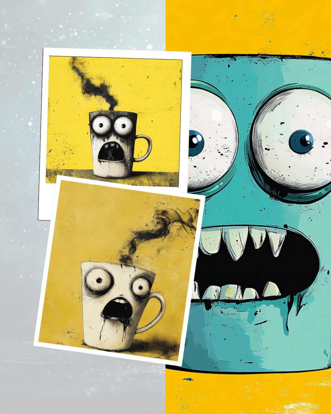 KAFFEEKRISE 2.0 – Die absurd-ehrliche Postertrilogie für Müde mit Stil